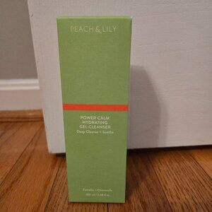 New in box and unopened Peach & Lily Power Calm hydrating gel cleanser